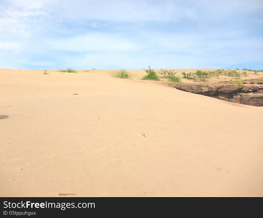 Had Hong,only one Desert in Thailand