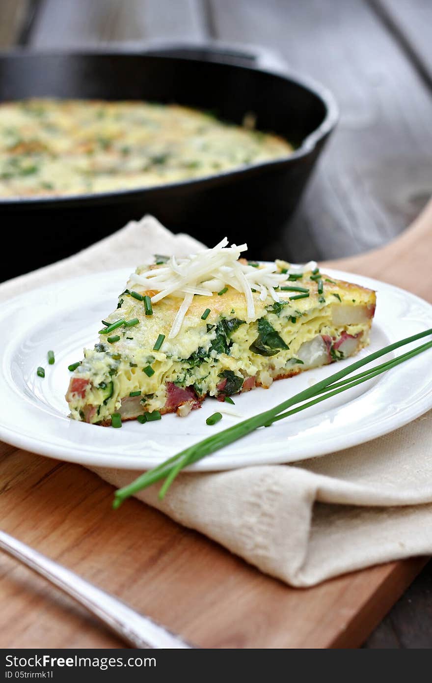 Potato and Chard Frittata