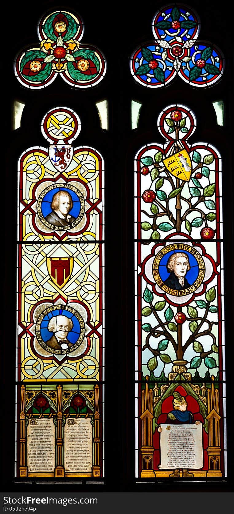 A stained glass