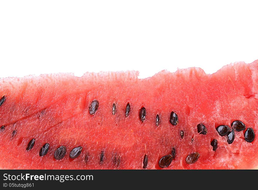 Detailed closeup of watermelon.