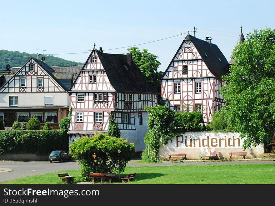 Half-timbered Houses Mosel