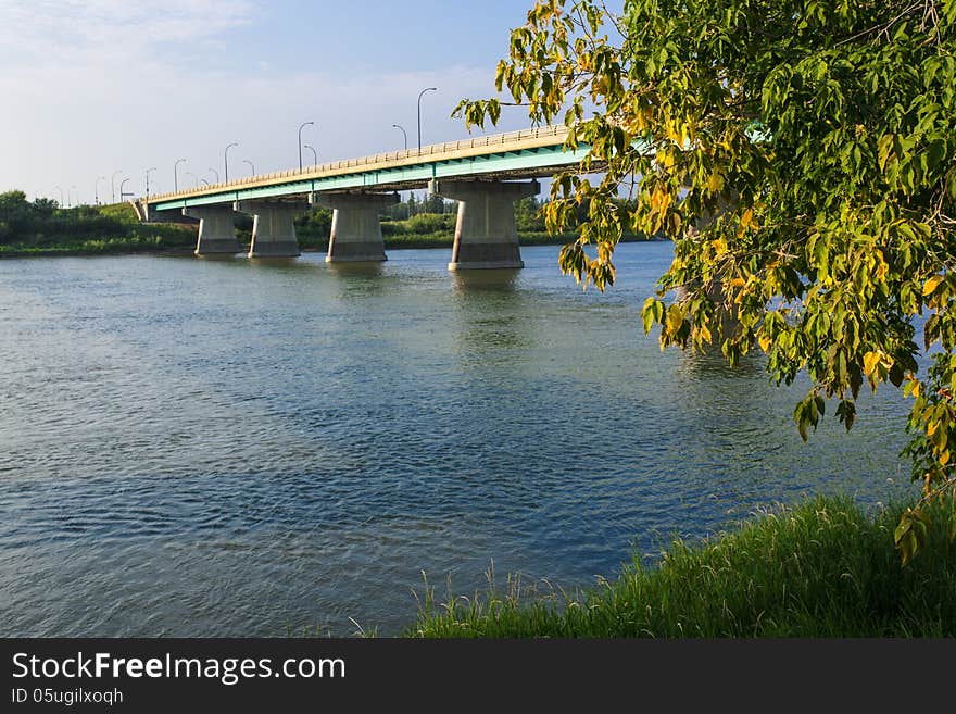 Dienfenbaker Bridge in Prince Albert