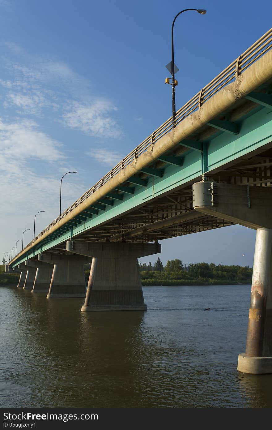 Dienfenbaker Bridge in Prince Albert