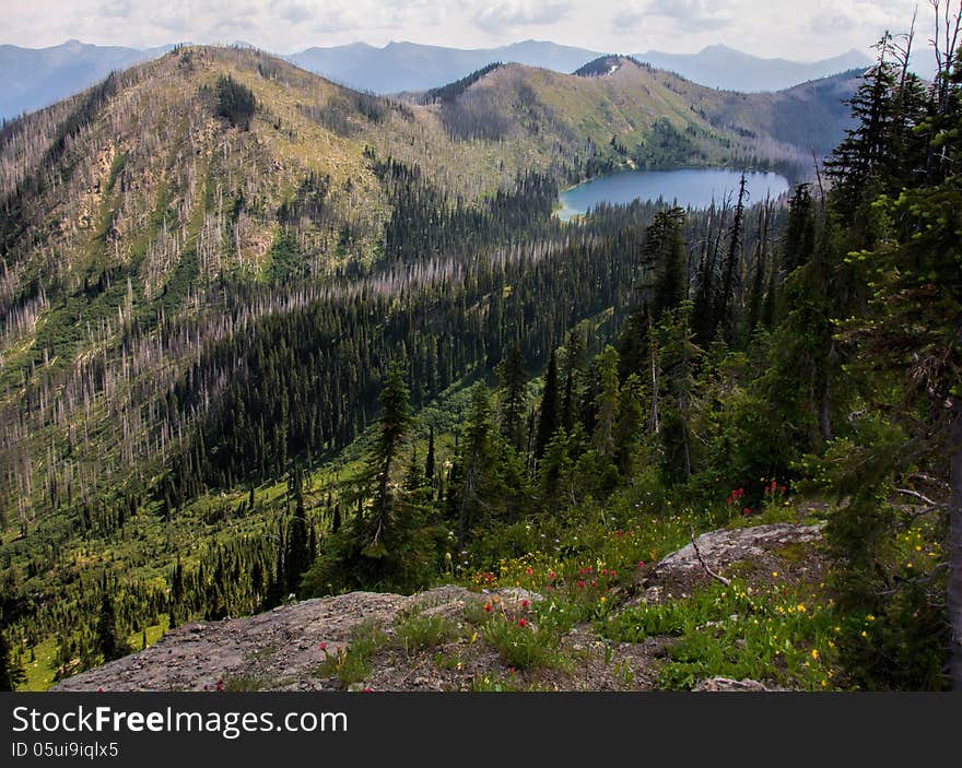 Looking Back to Clayton Lake