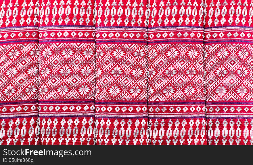 Elegant sarong pattern in Thailand