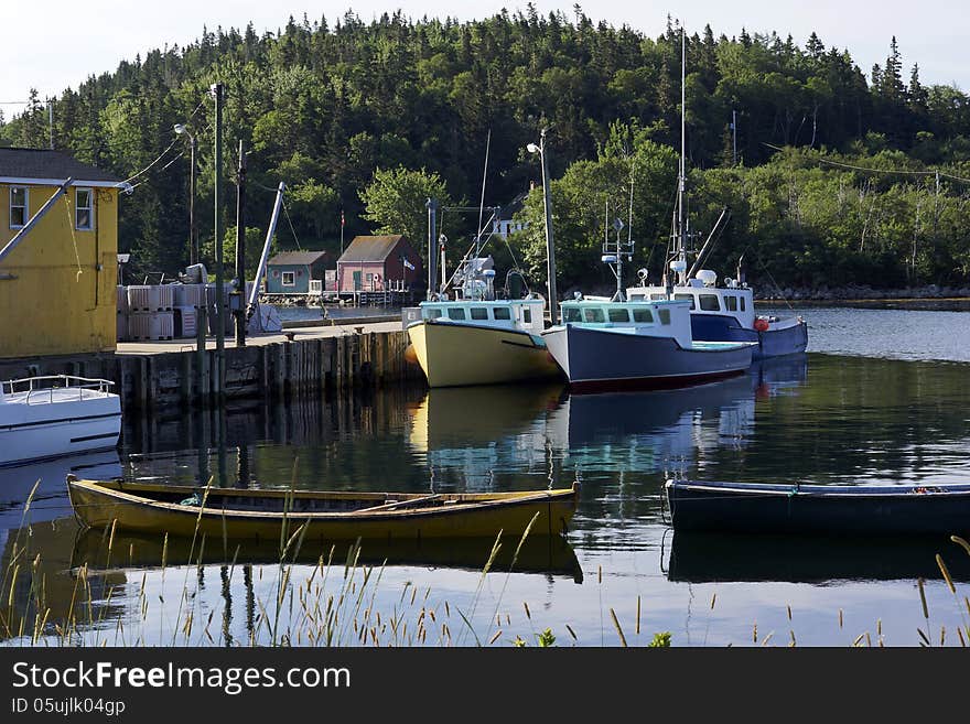 Fishing Boats in Northwest Cove, Nova Scotia