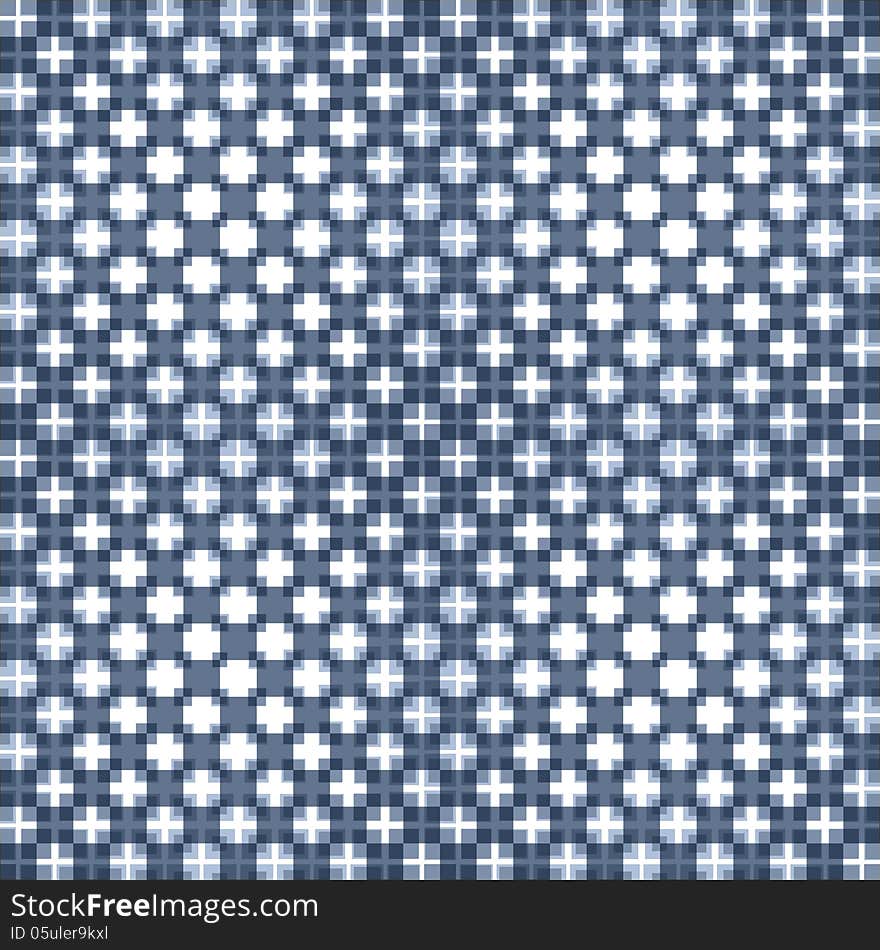 Blue and white abstract geometric background