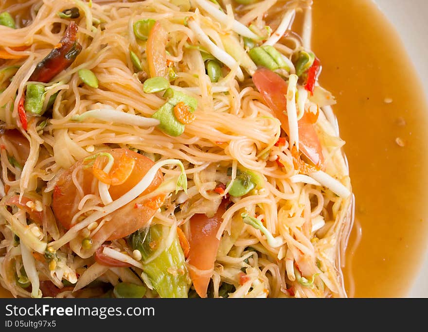 Papaya salad