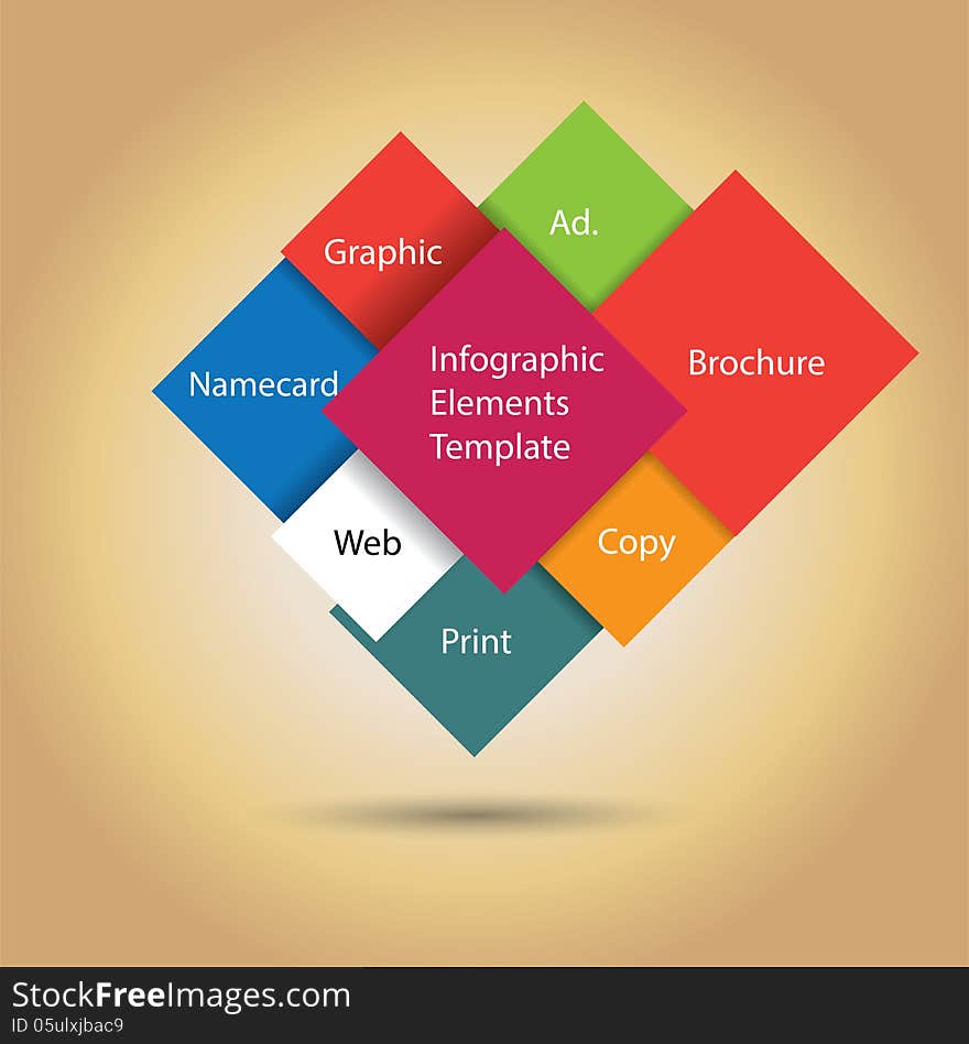 Infographic Elements advertising background Template. Infographic Elements advertising background Template