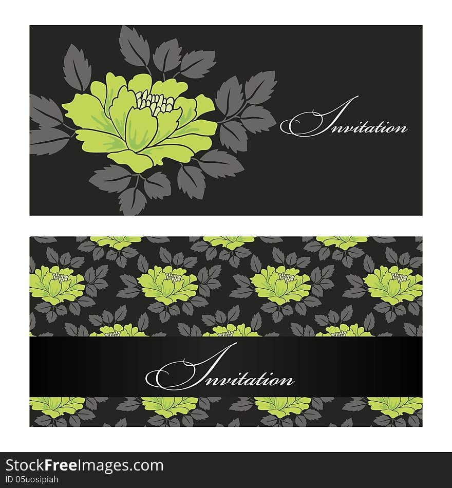 Vector summer background with flowers. Vector summer background with flowers