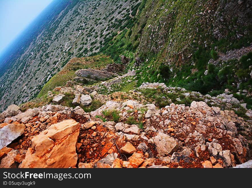 A creative shot taken from a salt range Pakistan. A creative shot taken from a salt range Pakistan