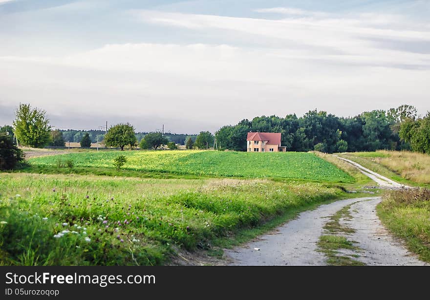 Beautiful home among wonderful nature