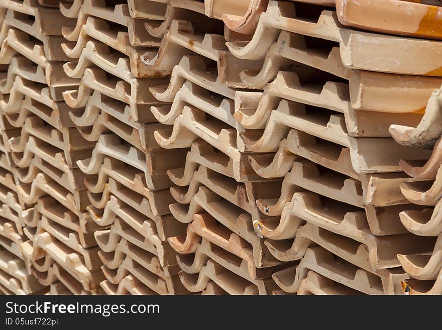 Roof Tile Pile