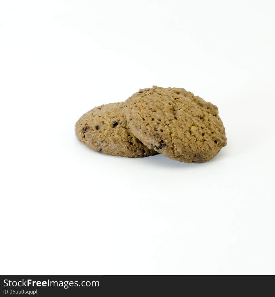 Cookies isolated on white background