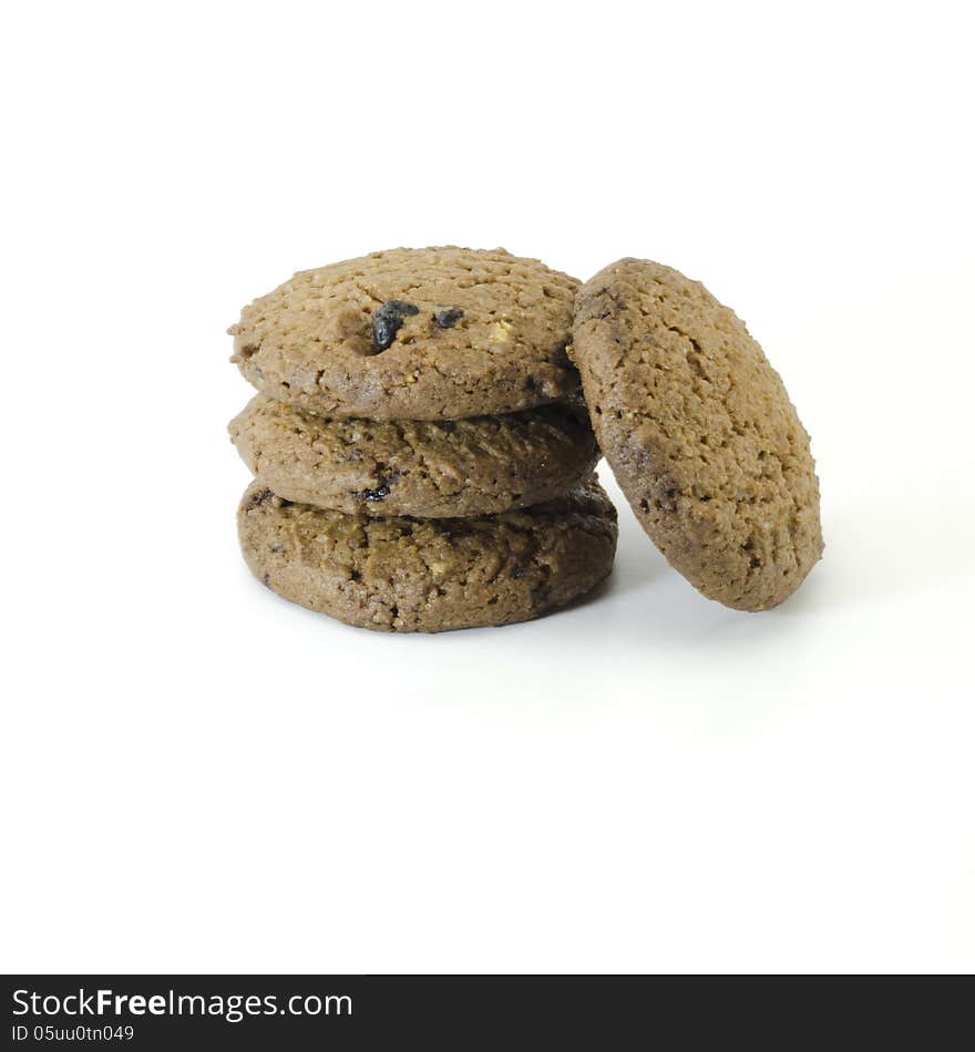 Cookies isolated on white