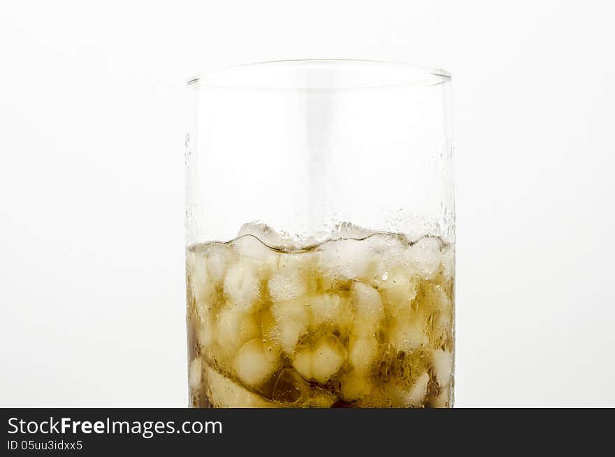 Soft drink isolated on white background