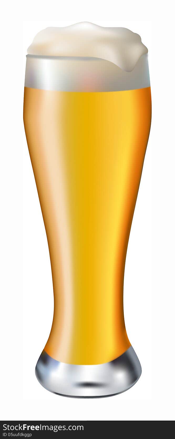 Beer in glass