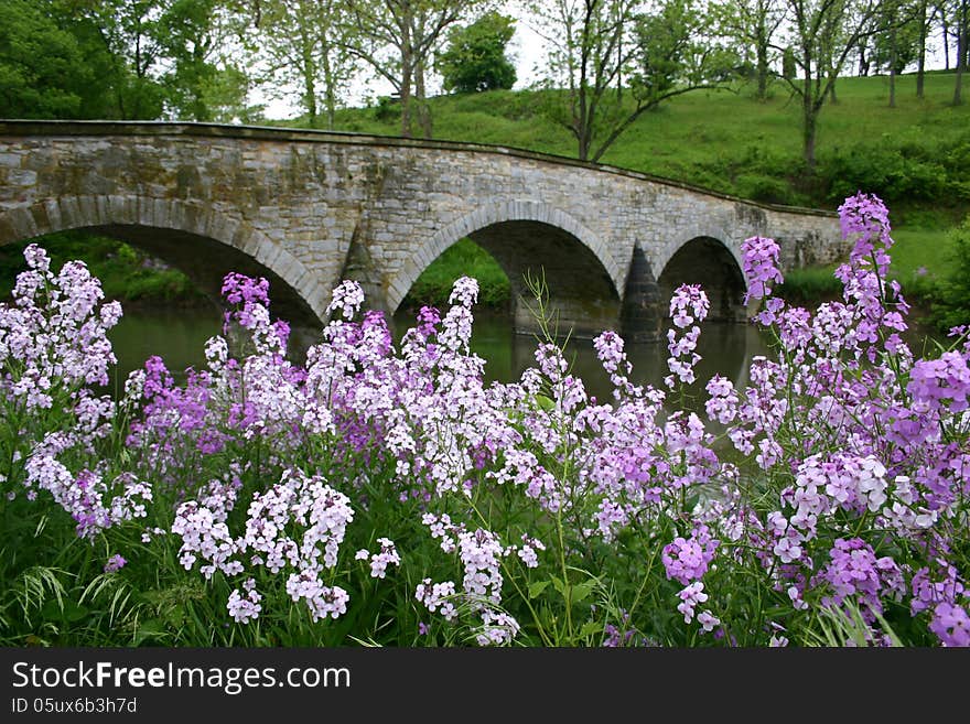 Antietam Bridge was an important battle site during the American Civil War.