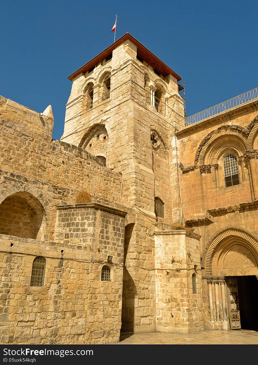 Observation tower of the ancient Jerusalem