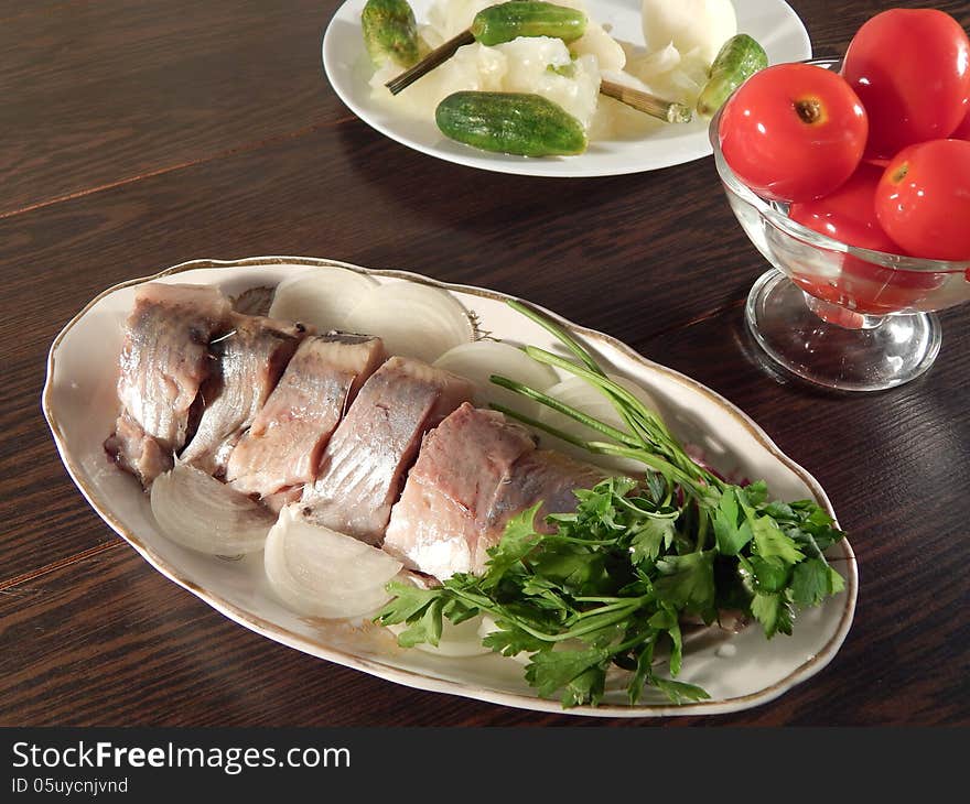 Pickled herring