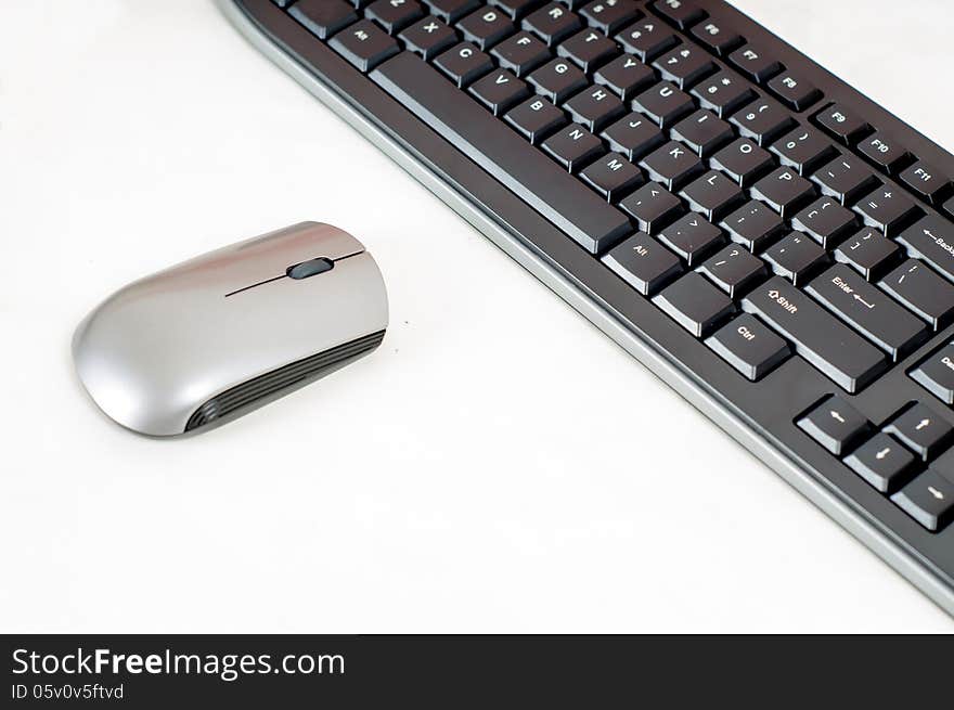 Wireless mouse and keyboard