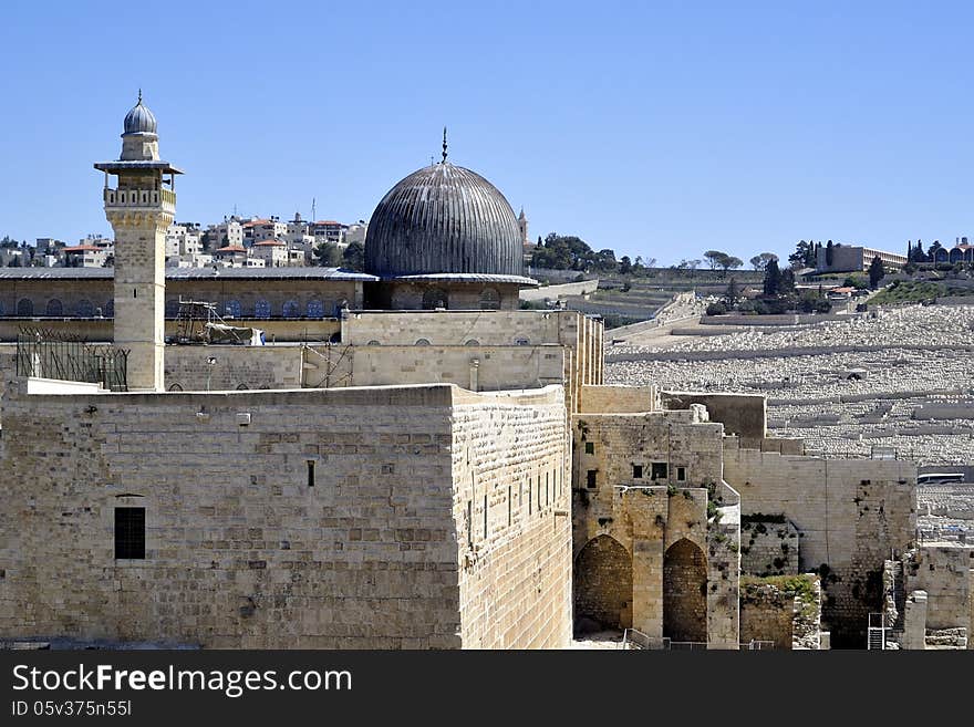 Temple Mount In Jerusalem.