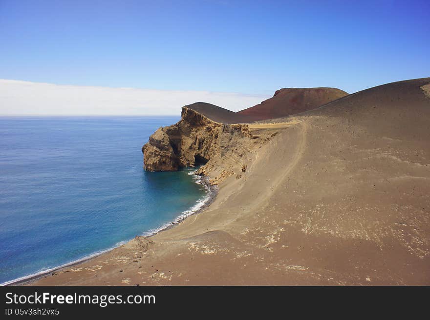 Volcanic coast