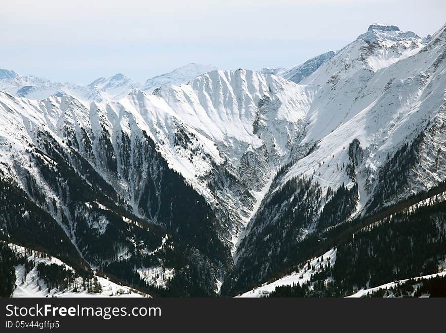 Alps Winter Panorama