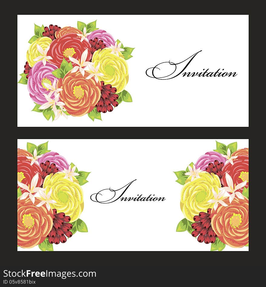 Fresh background with plants and flowers. Fresh background with plants and flowers