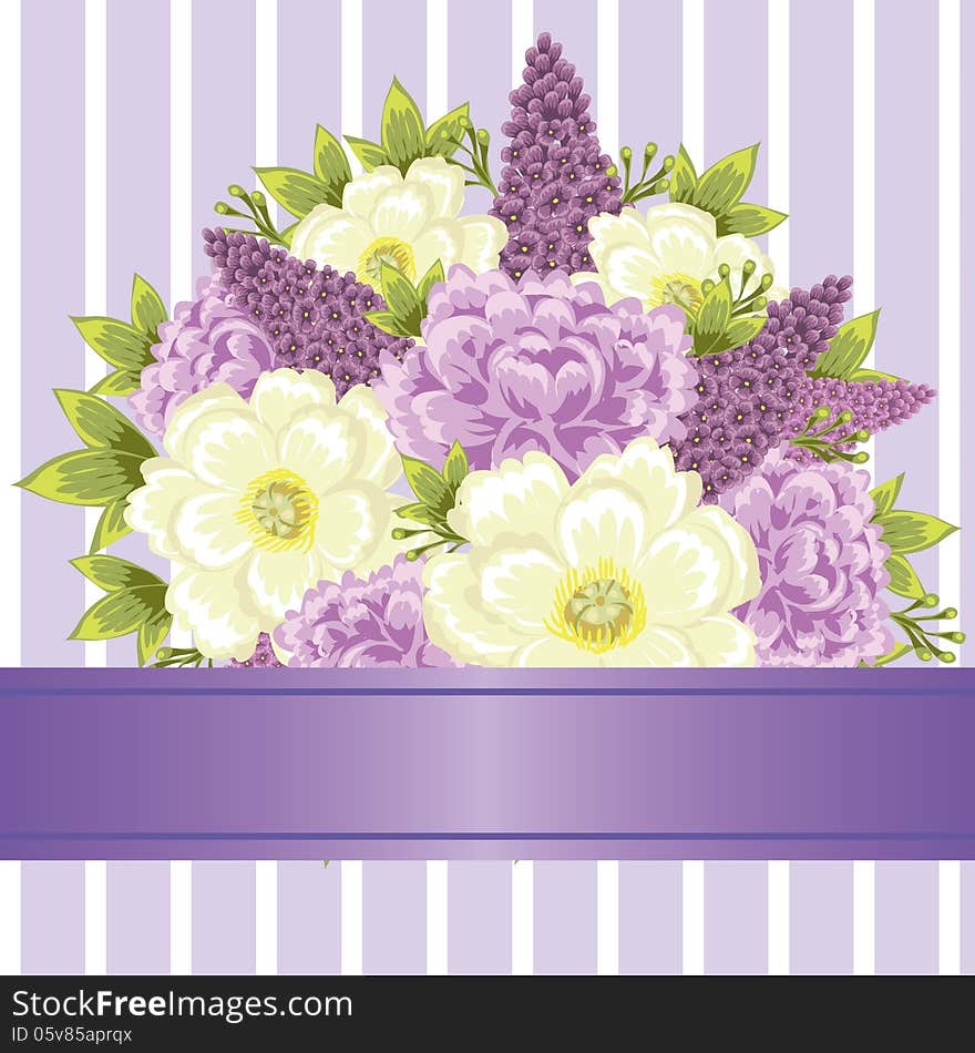 Fresh background with plants and flowers. Fresh background with plants and flowers