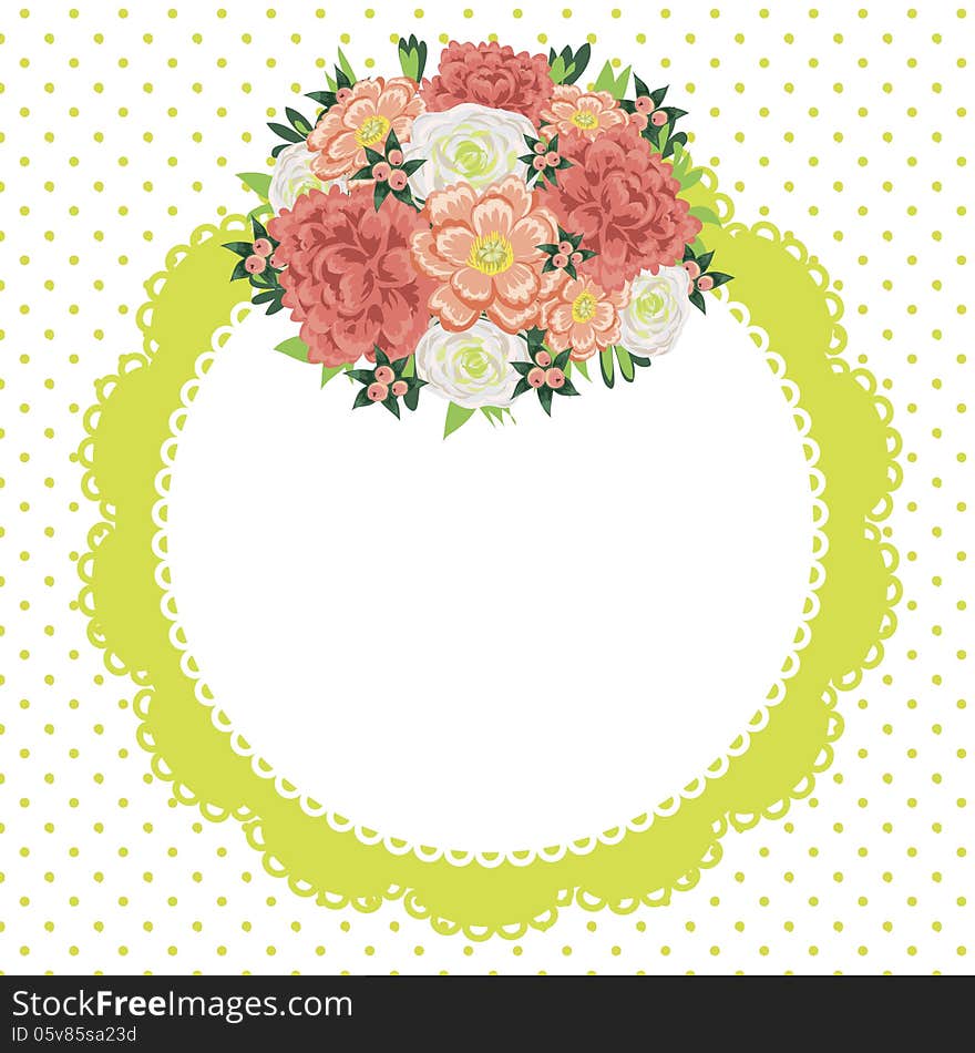 Fresh background with plants and flowers. Fresh background with plants and flowers