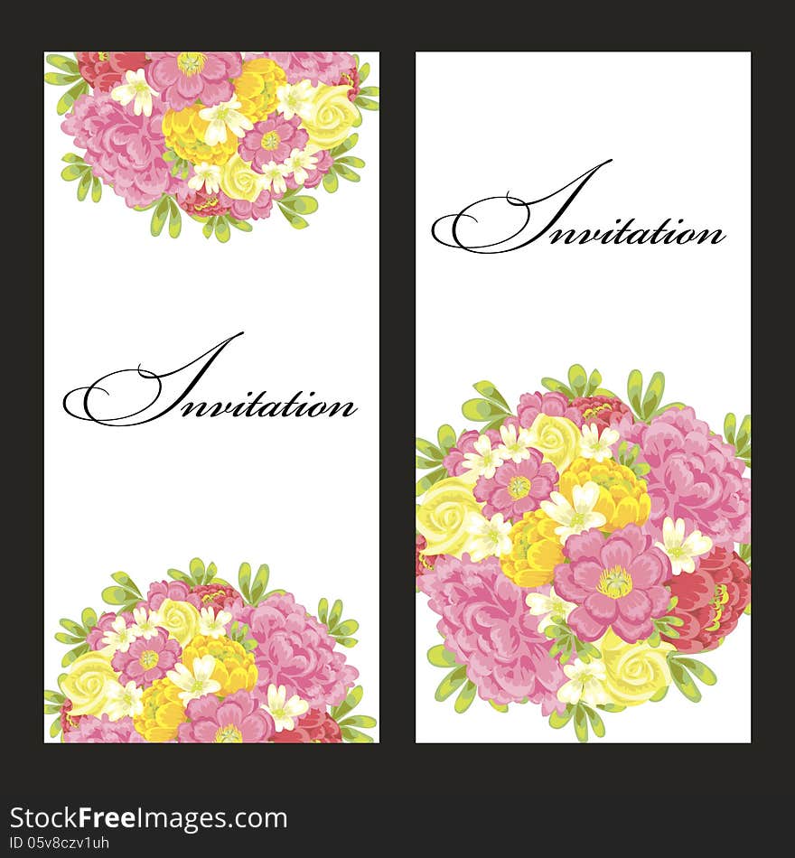 Fresh background with plants and flowers. Fresh background with plants and flowers