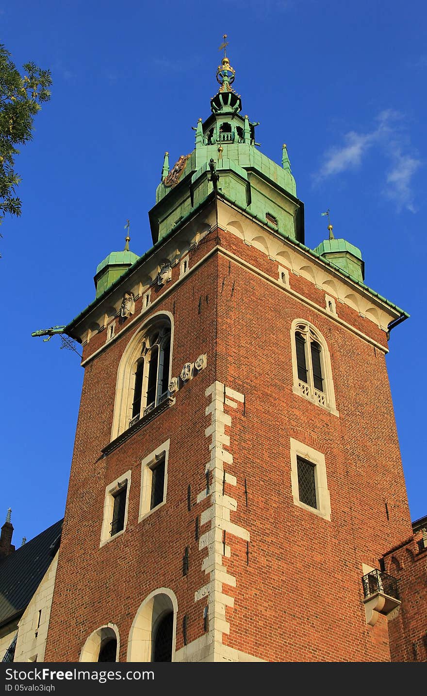 Krakow Wawel castle poland.