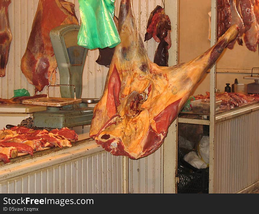 Meat carcasses