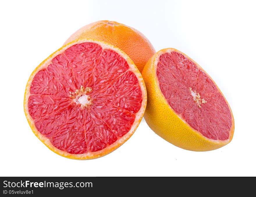 Ripe grapefruits