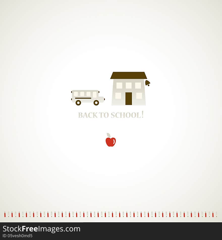 September school background.