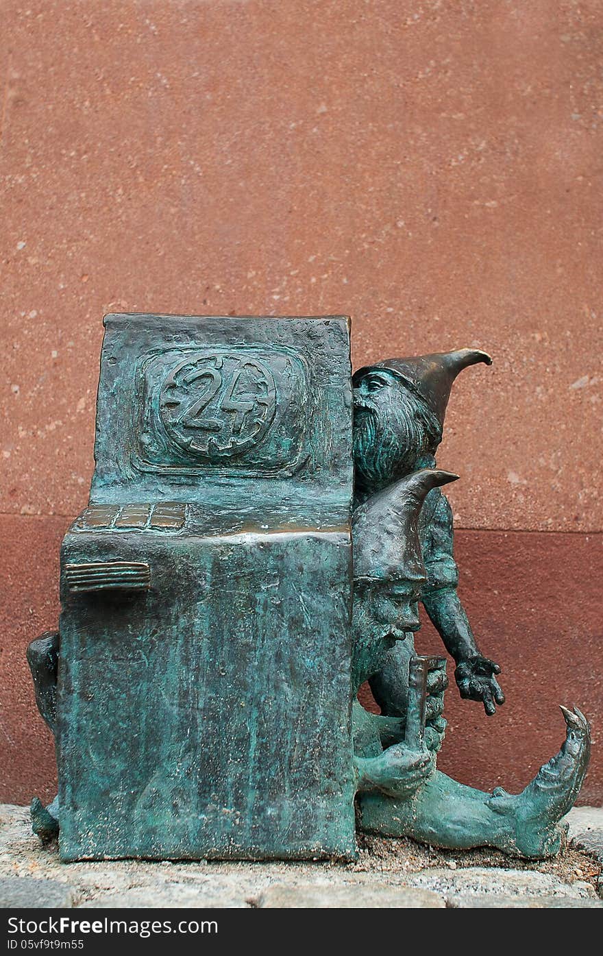 Symbol of Wroclaw, brass dwarf. There are more than 230 in the city and still they come!. Symbol of Wroclaw, brass dwarf. There are more than 230 in the city and still they come!