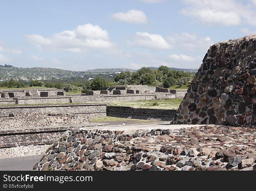 Ancient city of Teotihuacan on Central Mexico. Teotihuacan means the City of te Gods. Ancient city of Teotihuacan on Central Mexico. Teotihuacan means the City of te Gods.