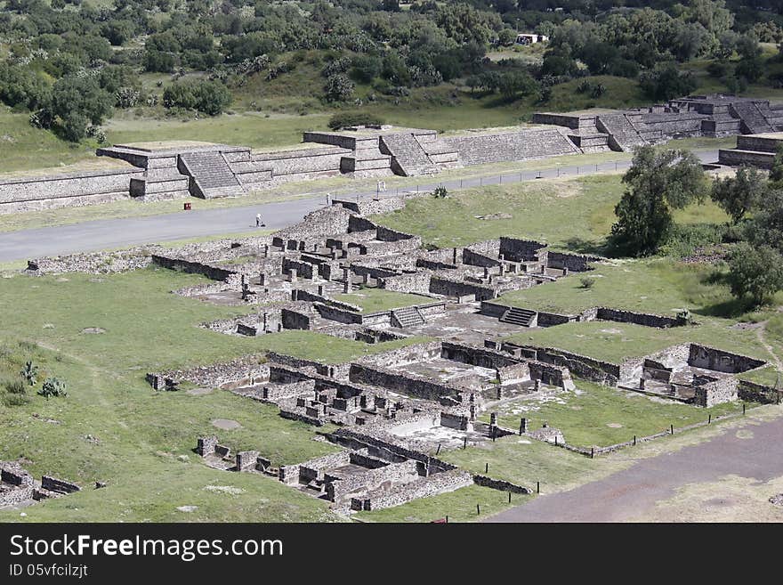 Ancient city of Teotihuacan on Central Mexico. Teotihuacan means the City of te Gods. Ancient city of Teotihuacan on Central Mexico. Teotihuacan means the City of te Gods.