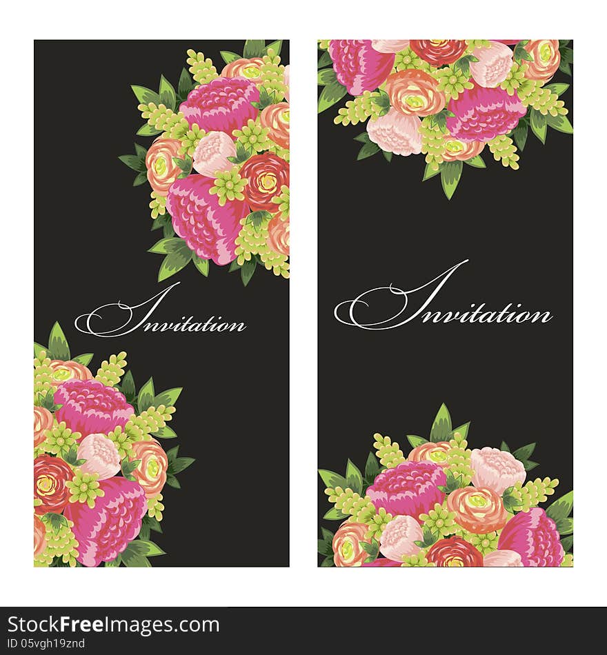 Fresh background with plants and flowers. Fresh background with plants and flowers