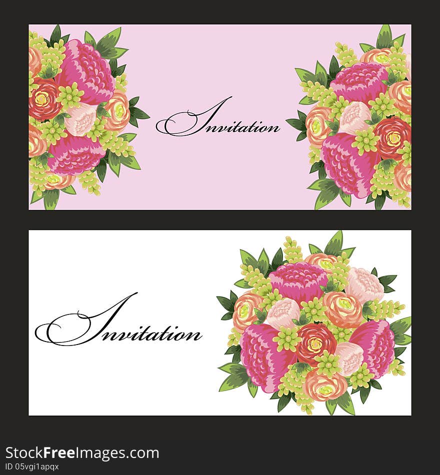 Fresh background with plants and flowers. Fresh background with plants and flowers