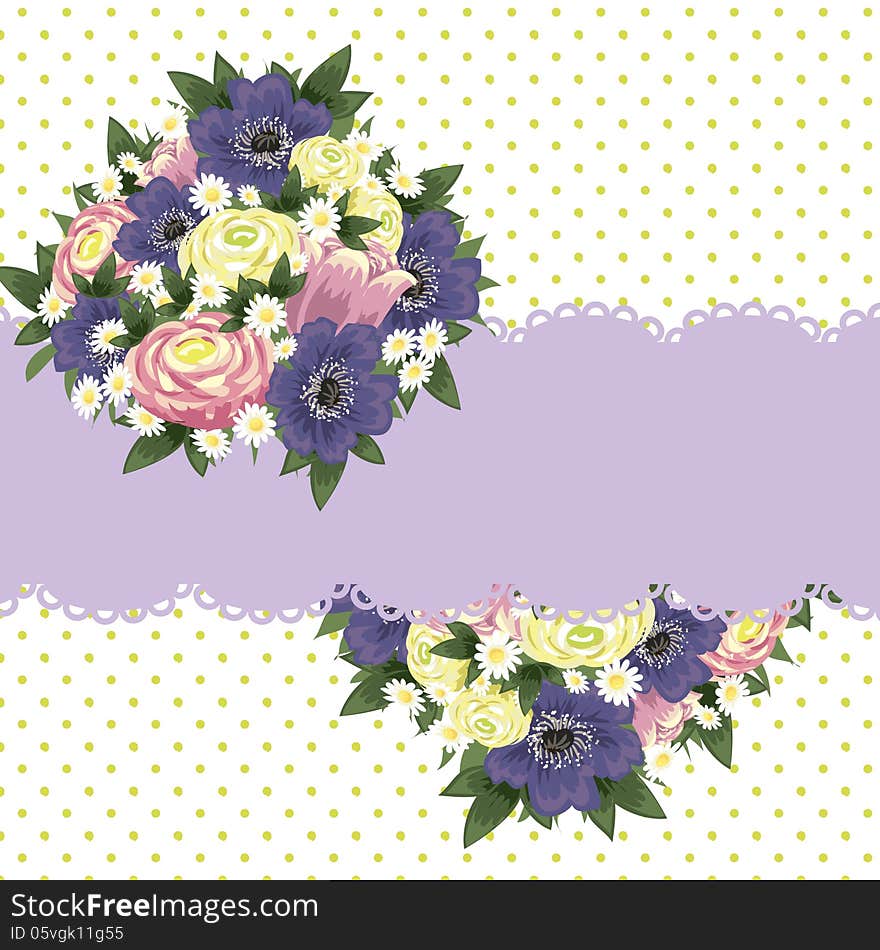 Fresh background with plants and flowers. Fresh background with plants and flowers