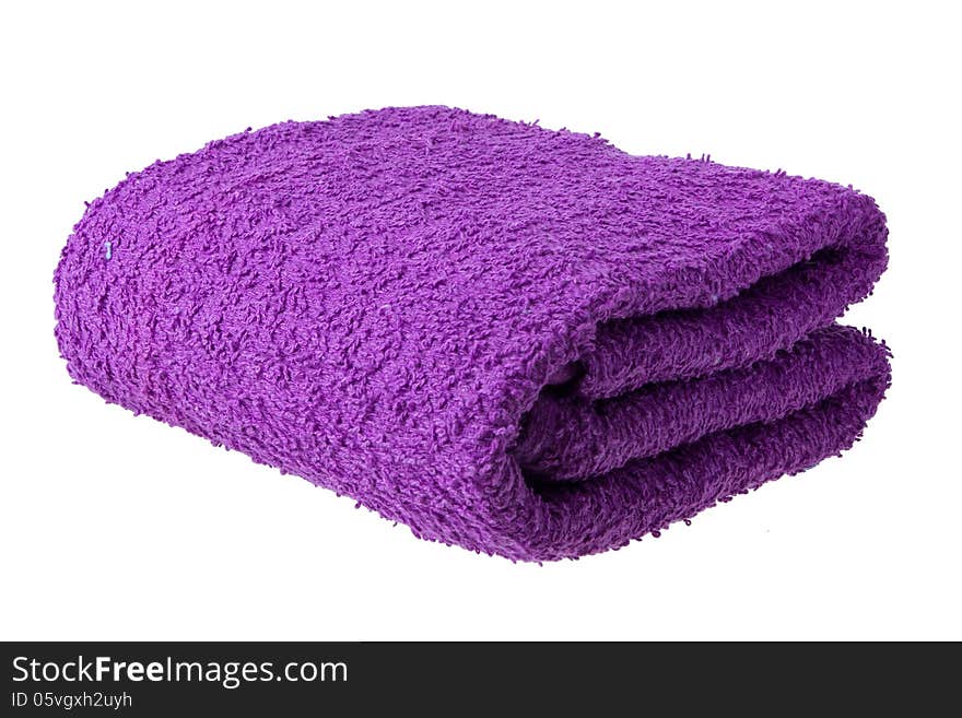 Purple towel