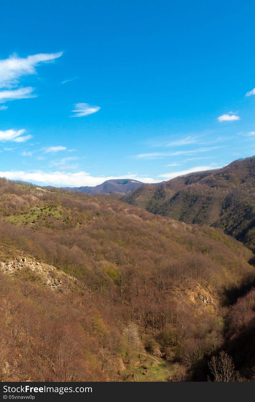 Landscape in the Appennino