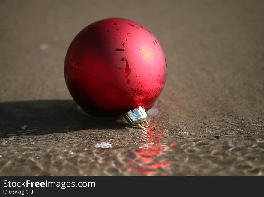 Christmas ball background