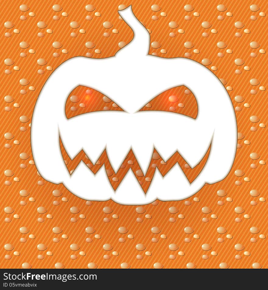 Card With Paper Pumpkin