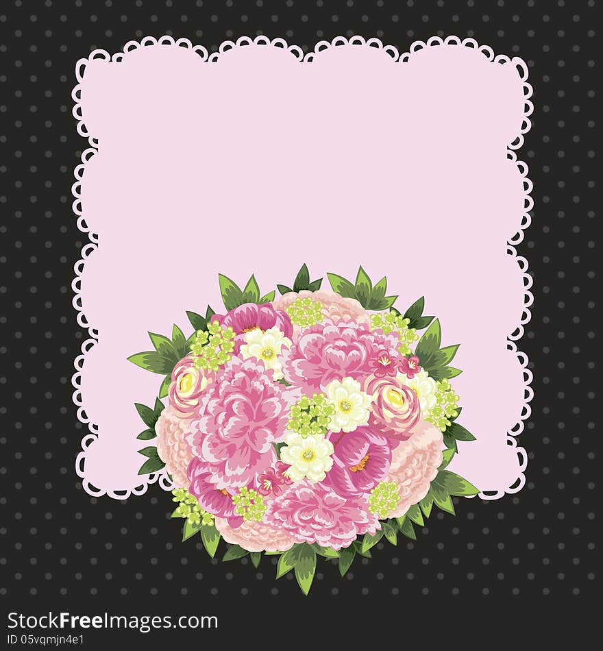 Fresh background with plants and flowers. Fresh background with plants and flowers