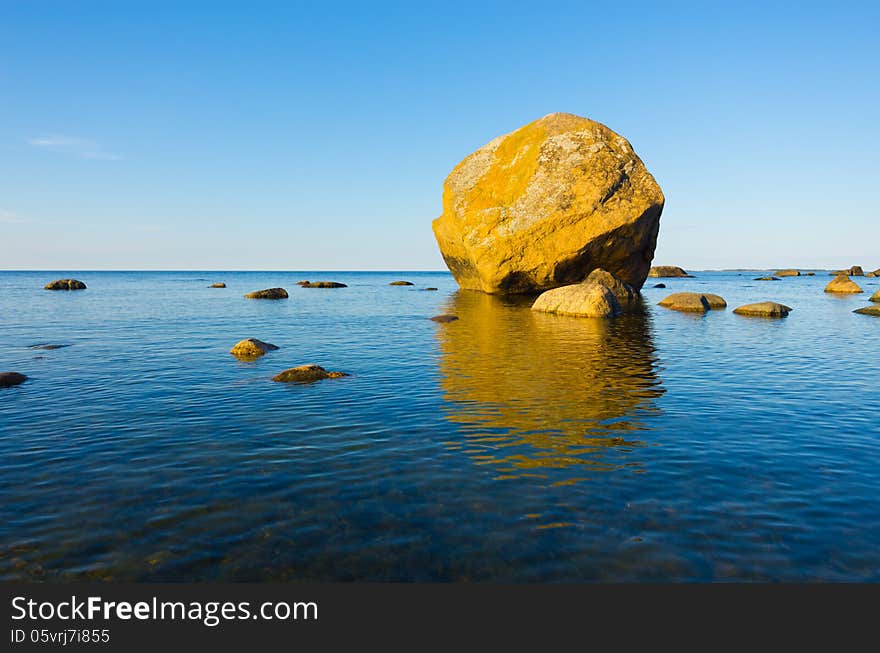 Coast of the Baltic sea. Coast of the Baltic sea.