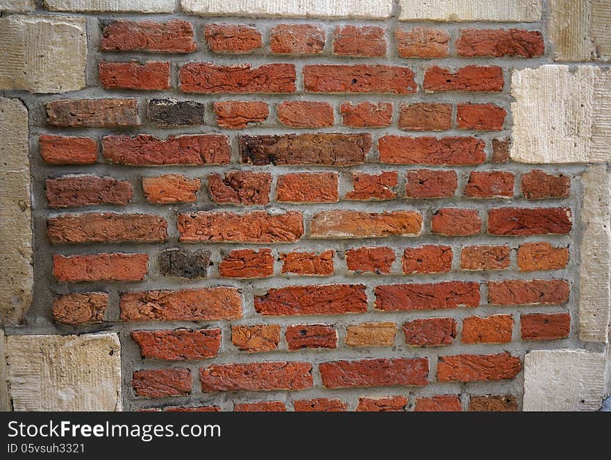 An old wall of a house.