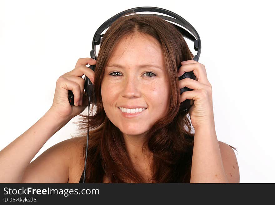 Woman With Headphones